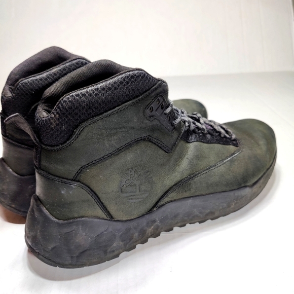 Timberland Solar Wave Black Nubuck Leather Boots Outdoor Men's Shoes Size 12 - Picture 7 of 12